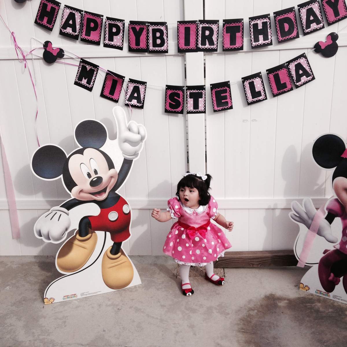 Mia's First Birthday Party - Minnie Mouse