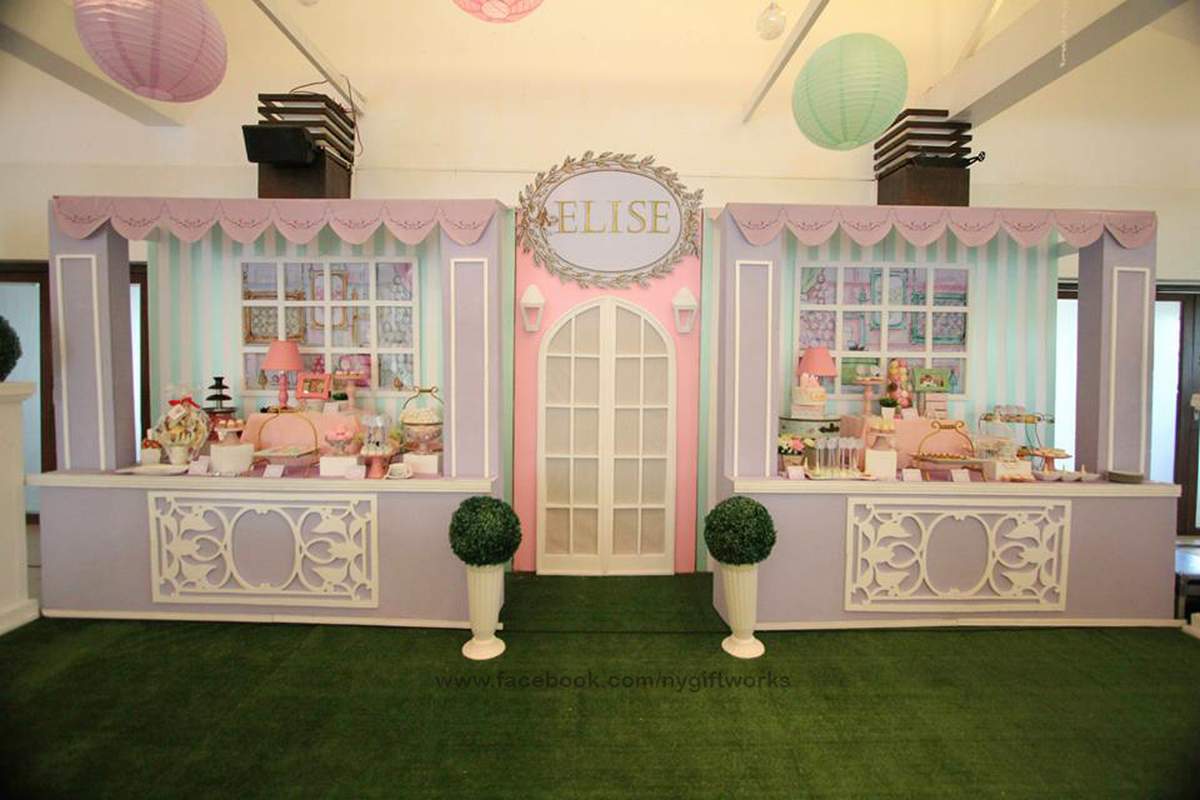 Elise's baptism - Laduree