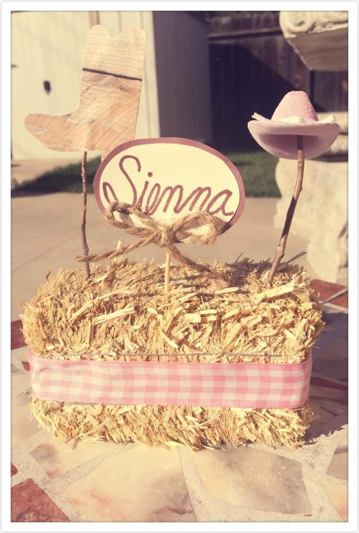 Sienna's Shabby Chic Cowgirl  Birthday - Cowgirl