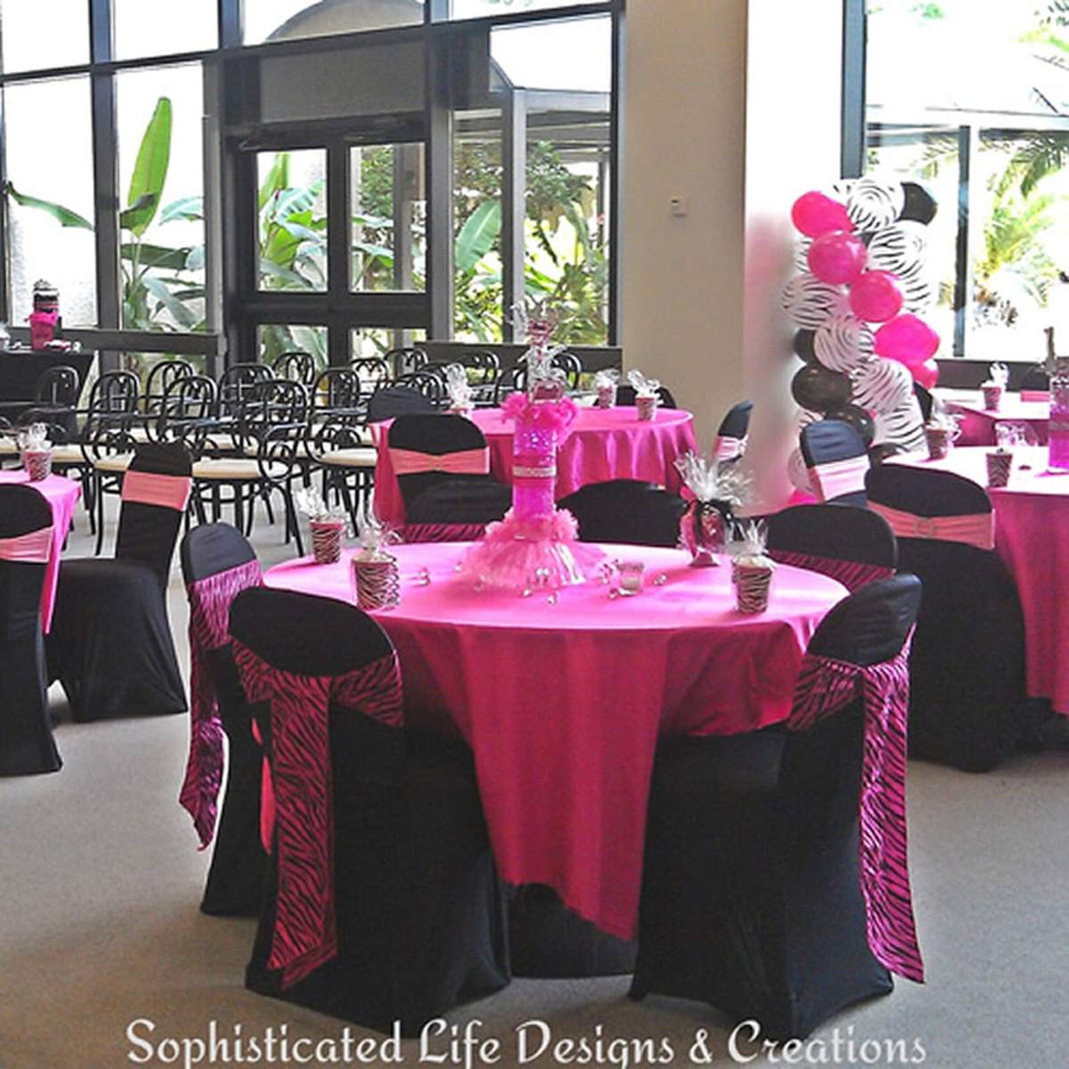 "Hot & Wild Sweet 16" - "Pink & Zebra Sweet 16"