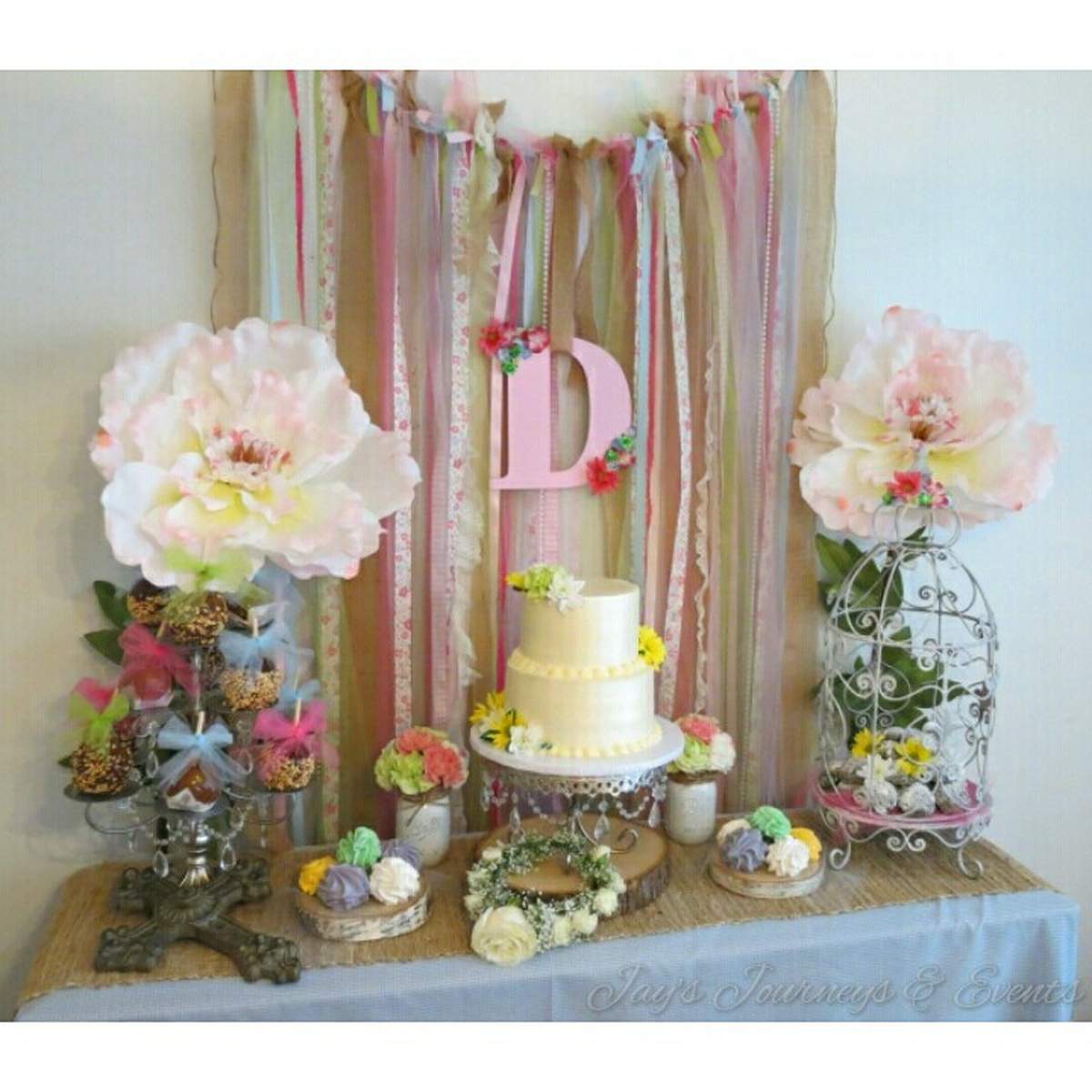 Garden Baptism Party Ideas Photo 1 of 6 Catch My Party