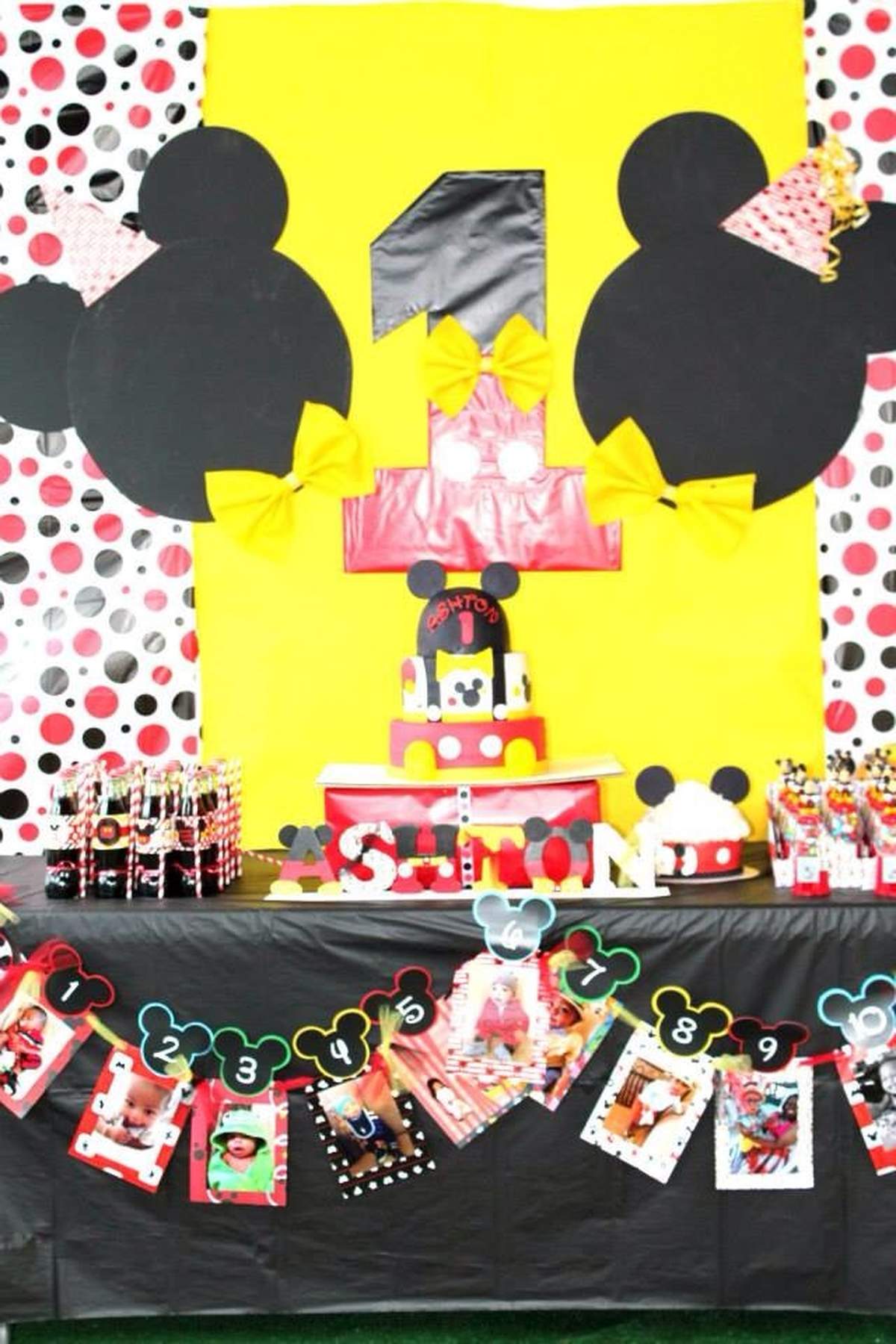 Ashton's 1st Birthday Mickey Extravaganza  - Mickey Mouse