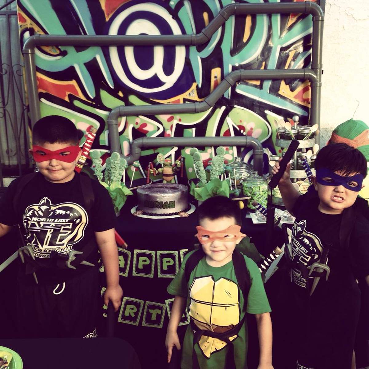 Adrian's 4th Birthday Party  - Teenage Mutant Ninja Turtles