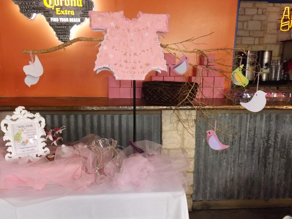 LeKeva Baby Shower - Birds; Birdhouses; Birdcage; Butterflies and Wishing Tree 