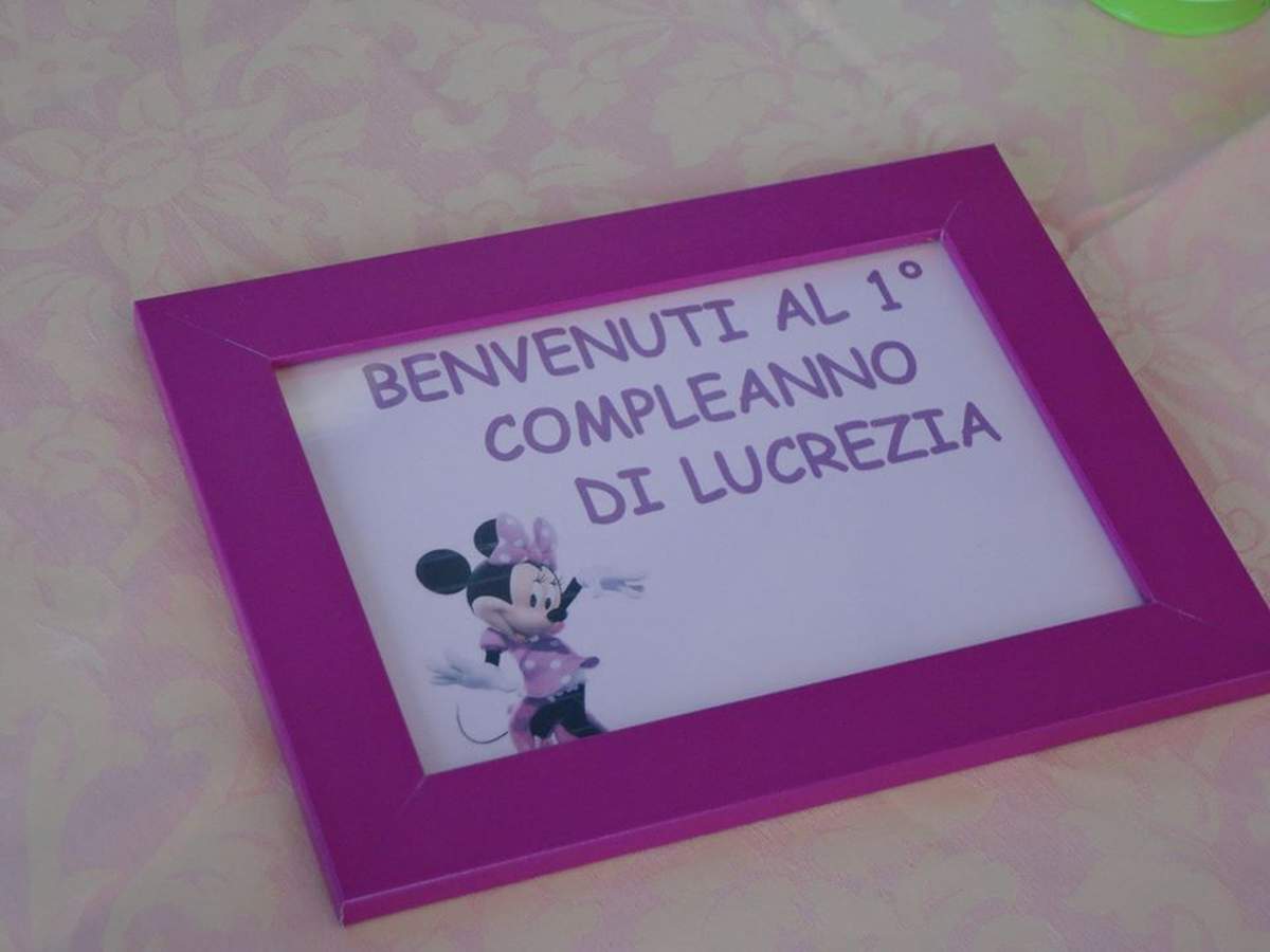 Lucrezia first birthday - Minnie Mouse