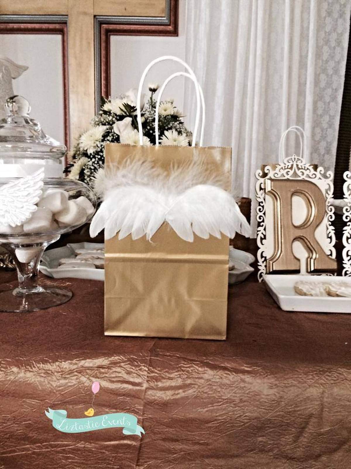 Angel / Heaven Baptism Party Ideas Photo 3 of 22 Catch My Party