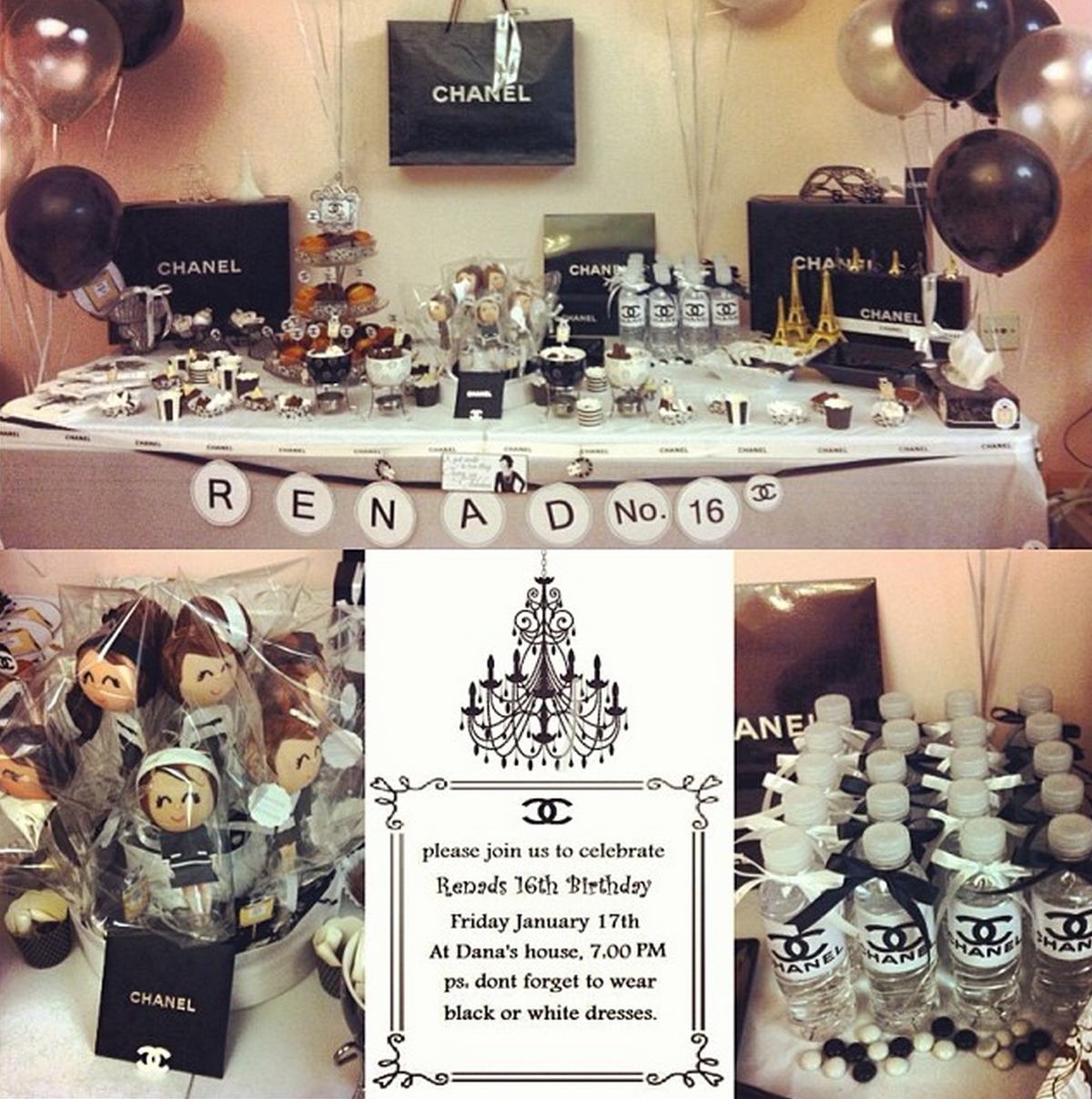 Renads sweet 16 party - Chanel