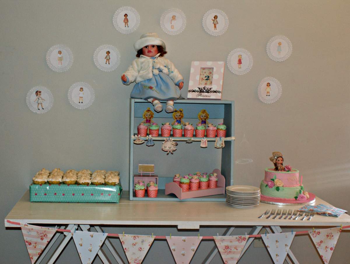 Vintage Paper Doll Birthday Party Ideas Photo 1 of 18 Catch My Party
