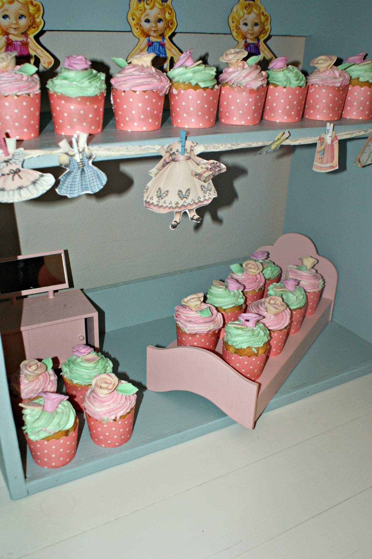 Vintage Paper Doll Birthday Party Ideas Photo 1 of 18 Catch My Party