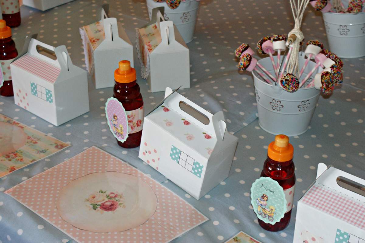 Vintage Paper Doll Birthday Party Ideas Photo 1 of 18 Catch My Party