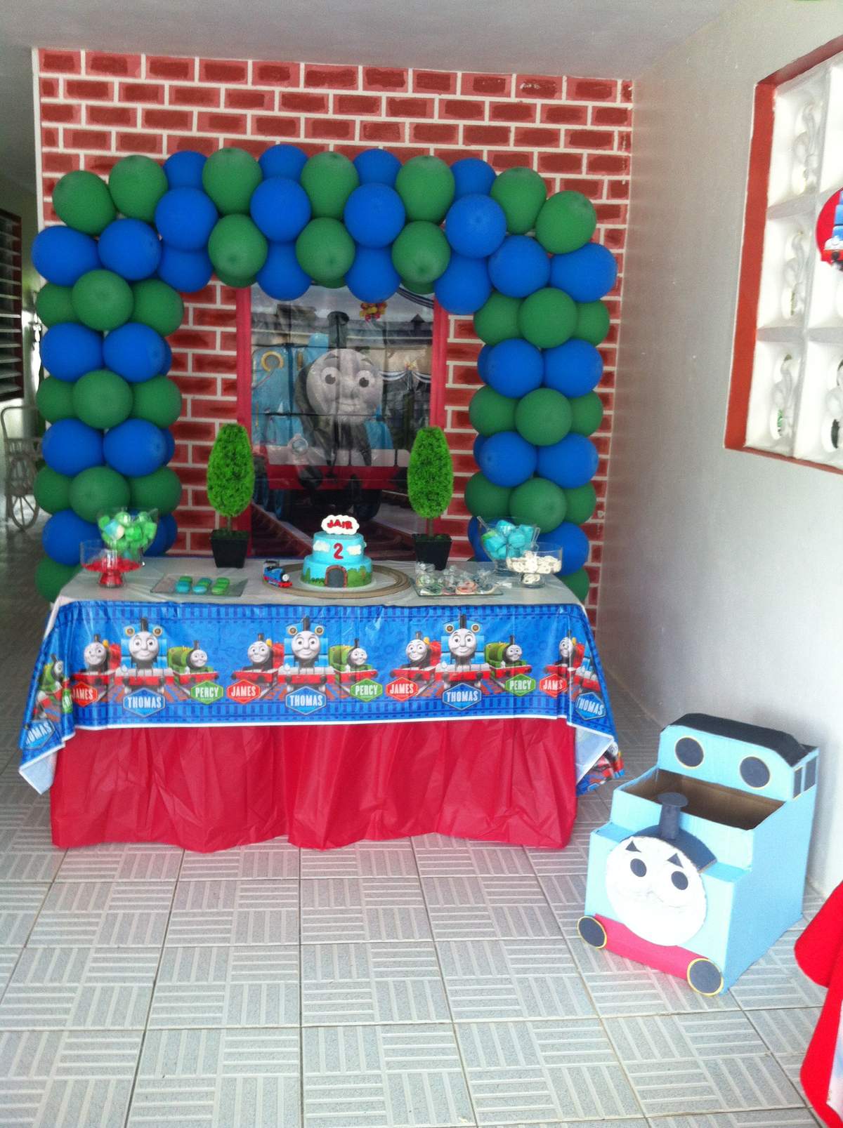Jair 2nd birthday - Thomas the Train