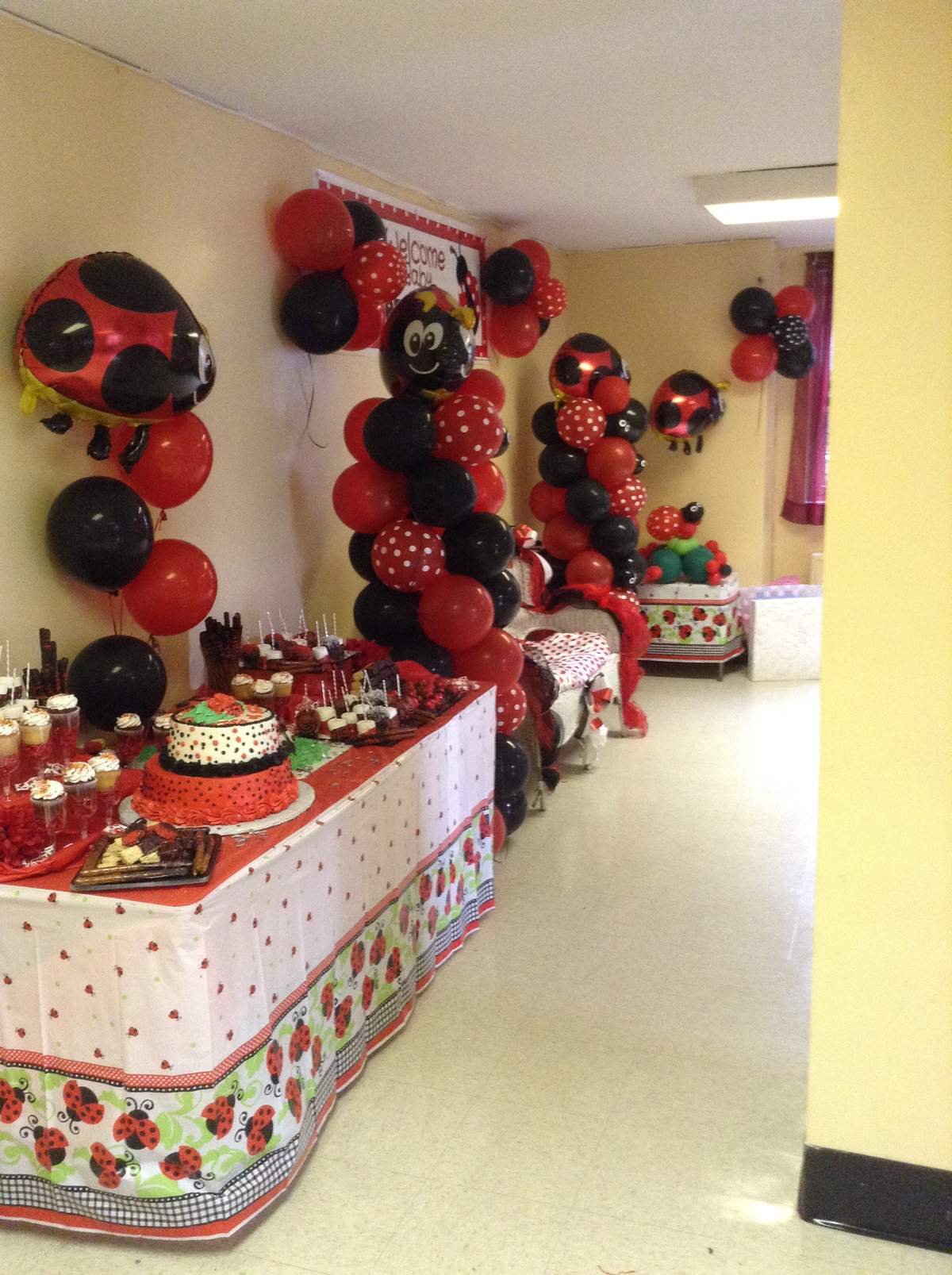 Lady bug Baby Shower Party Ideas Photo 7 of 18 Catch My Party