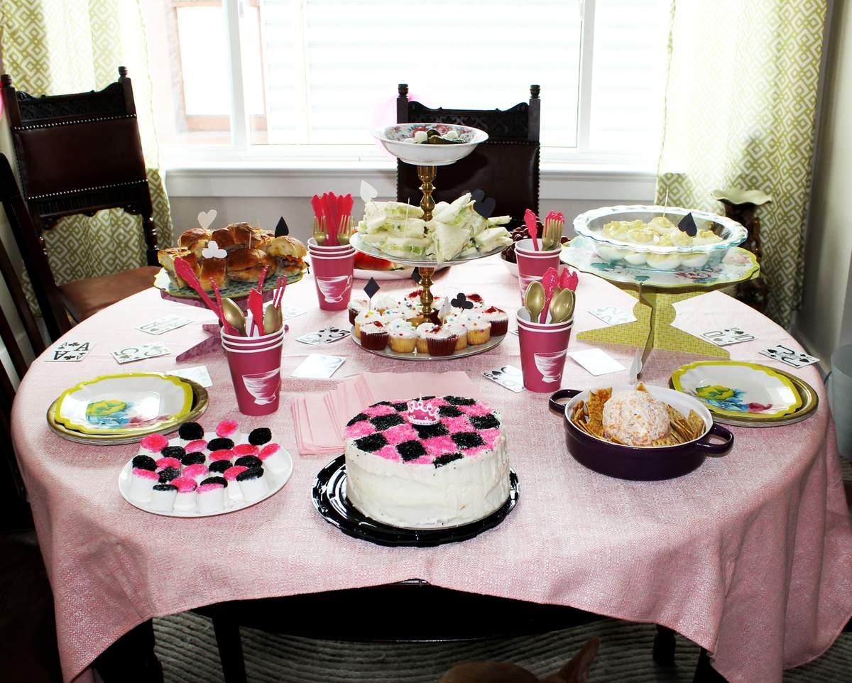 Eden's First Birthday - Girly Alice in Wonderland Tea Party