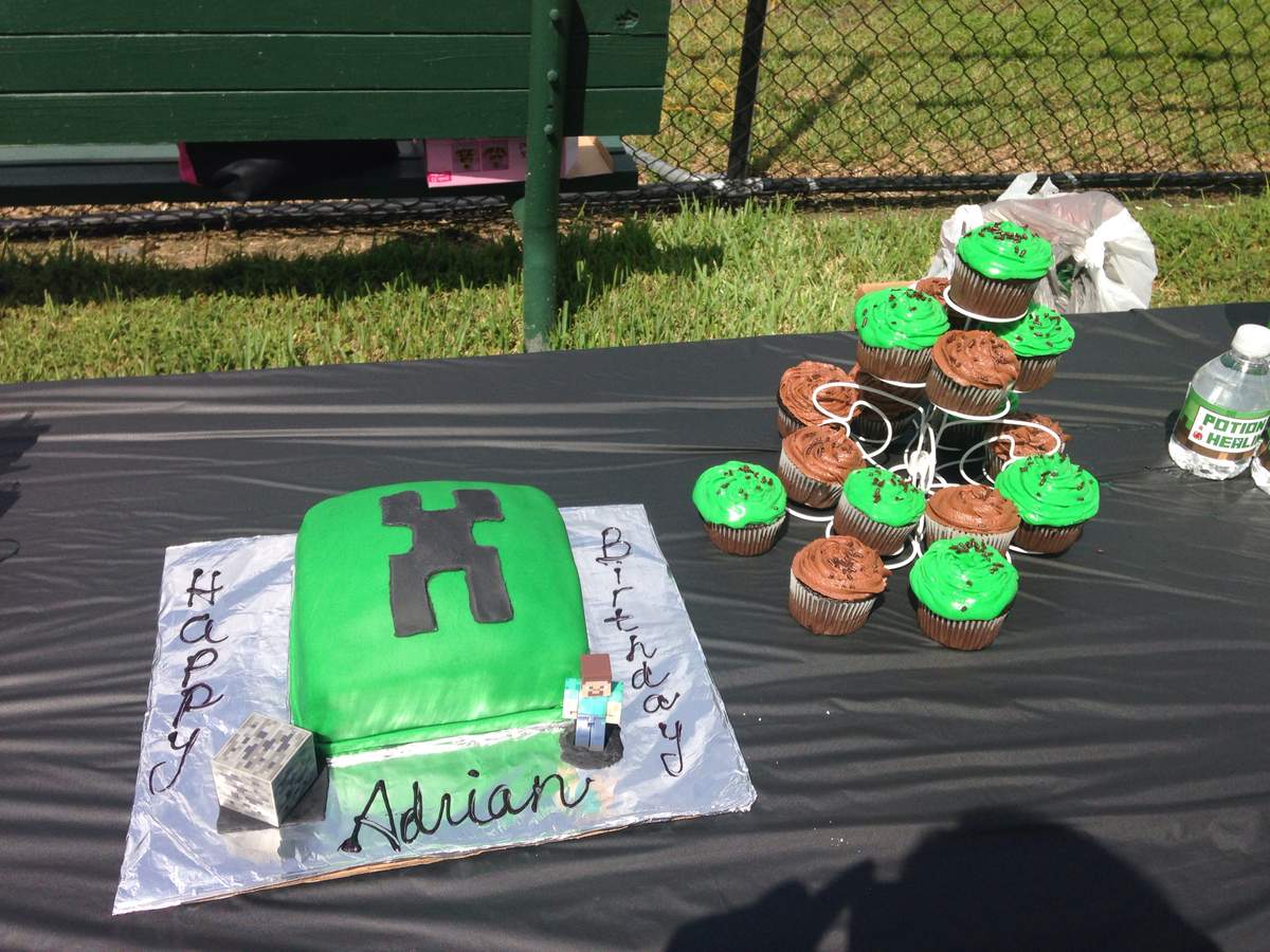 Adrian's 8th Birthday Minecraft Party - Minecraft
