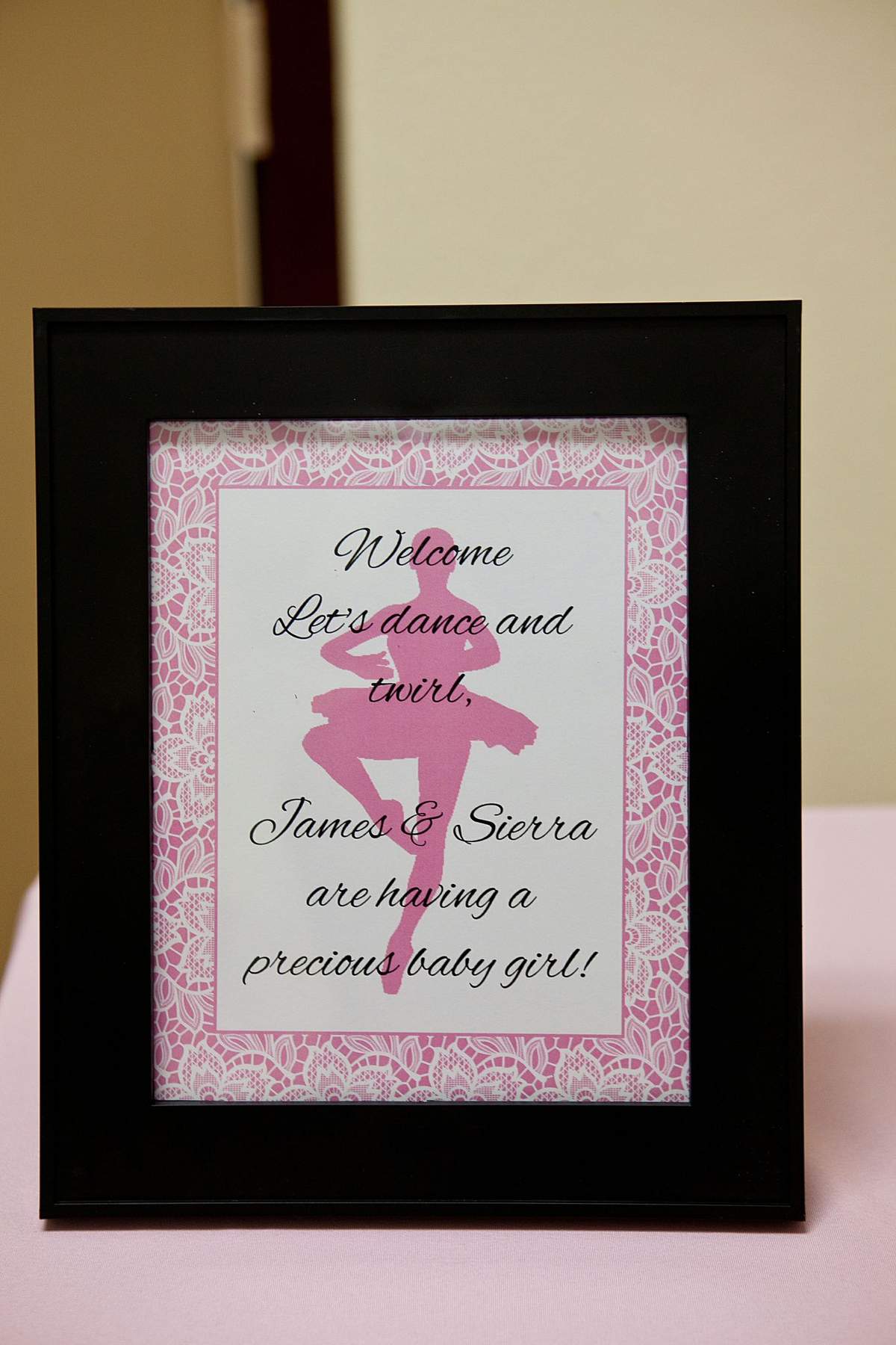 James & Sierra's Ballerina Baby Shower - Ballerina