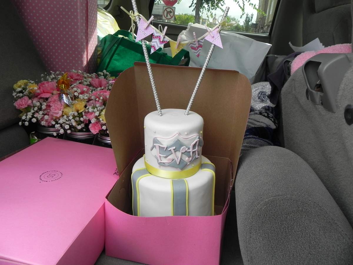 Baby Eva babyshower - chevrons