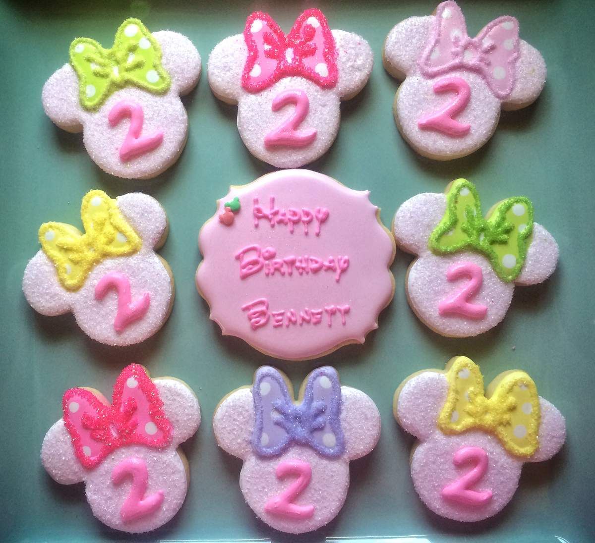 Minnie Mouse Garden Party Cookies - Minnie Mouse