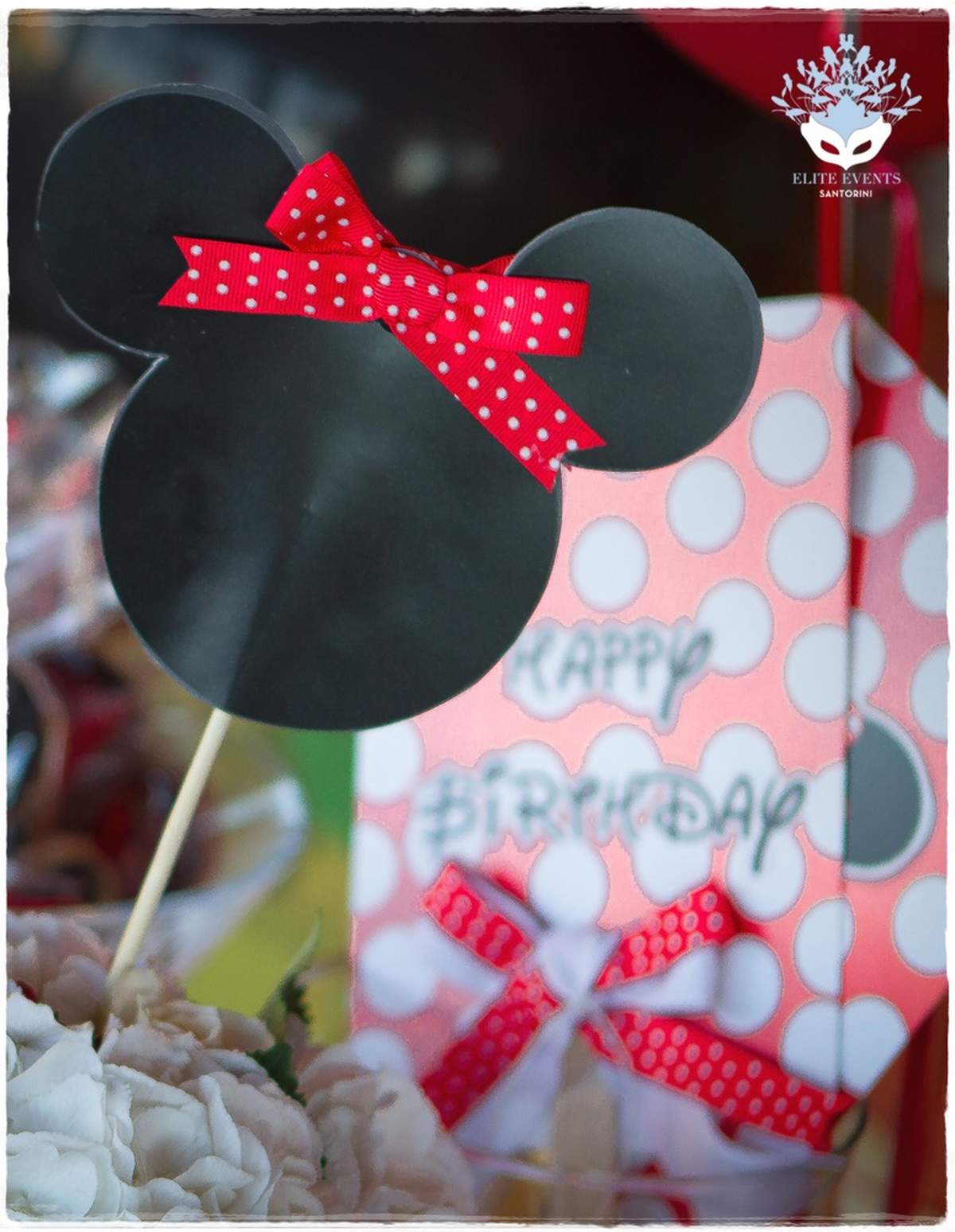 Mickey Mouse / Minnie Mouse, Red, White, Polka, Dots Birthday Party ...