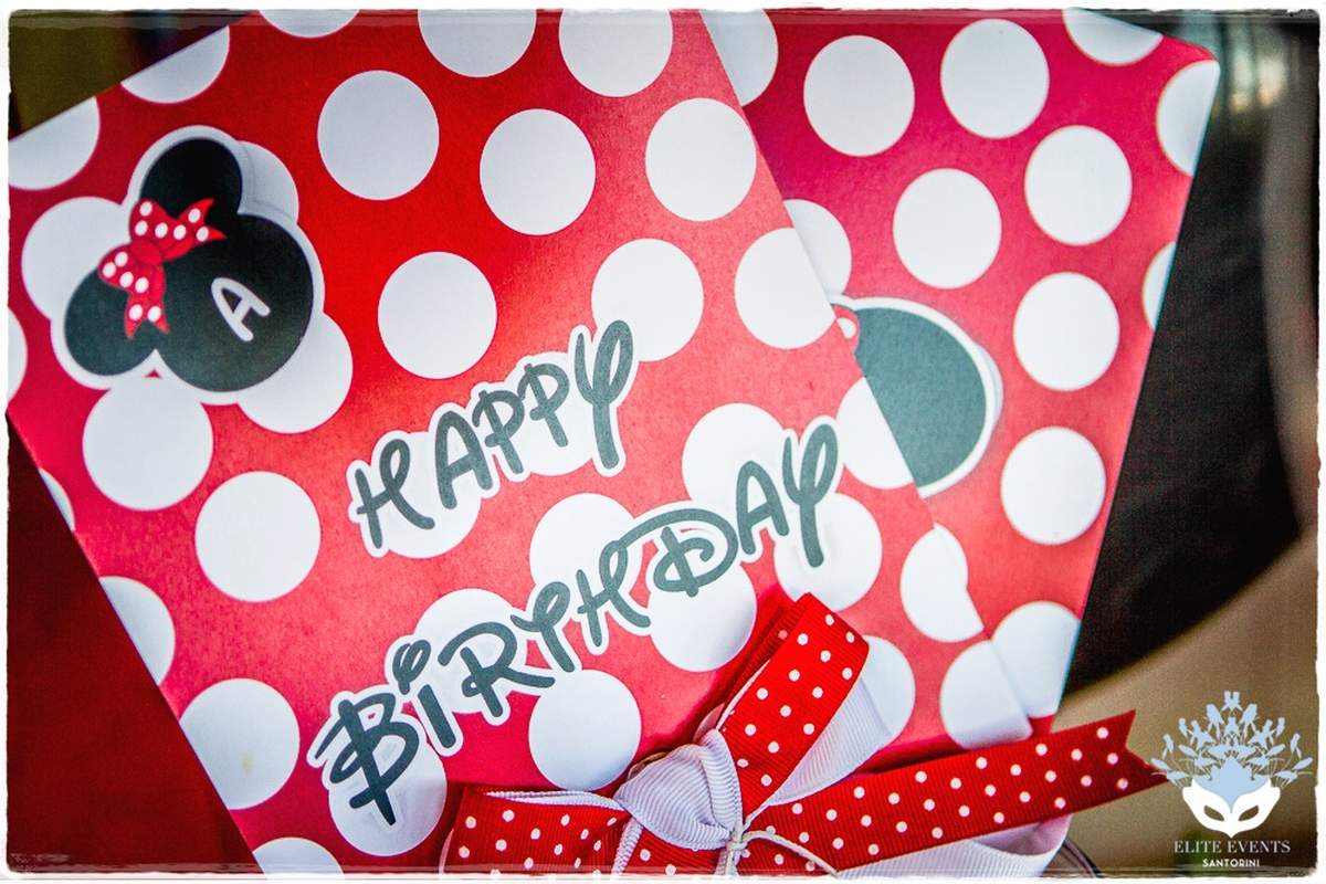 Mickey Mouse / Minnie Mouse, Red, White, Polka, Dots Birthday Party ...