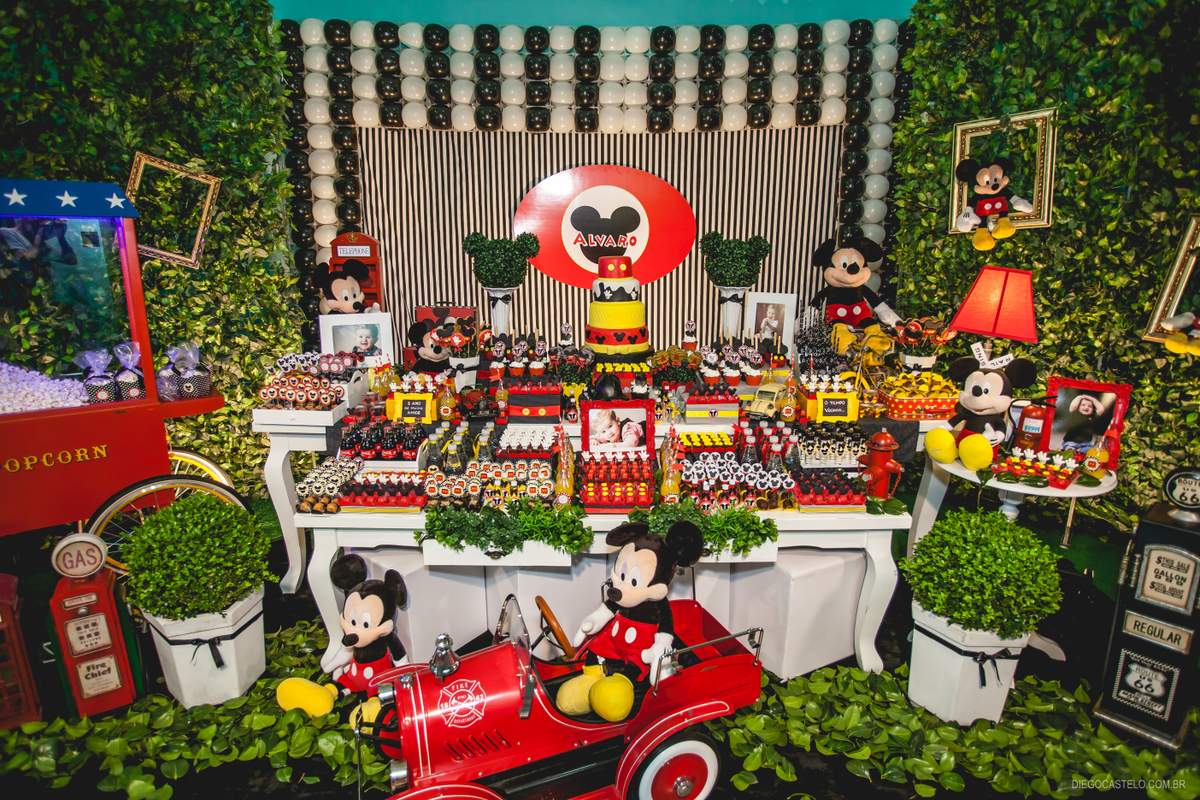 First Birthday  - Mickey Mouse