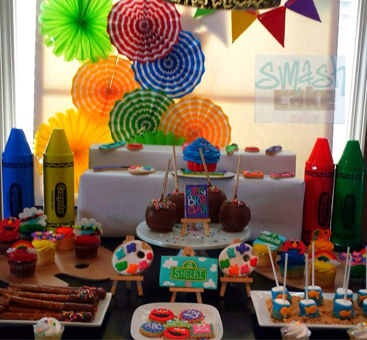 Shelbi's Sesame Street Art Party - Sesame Street