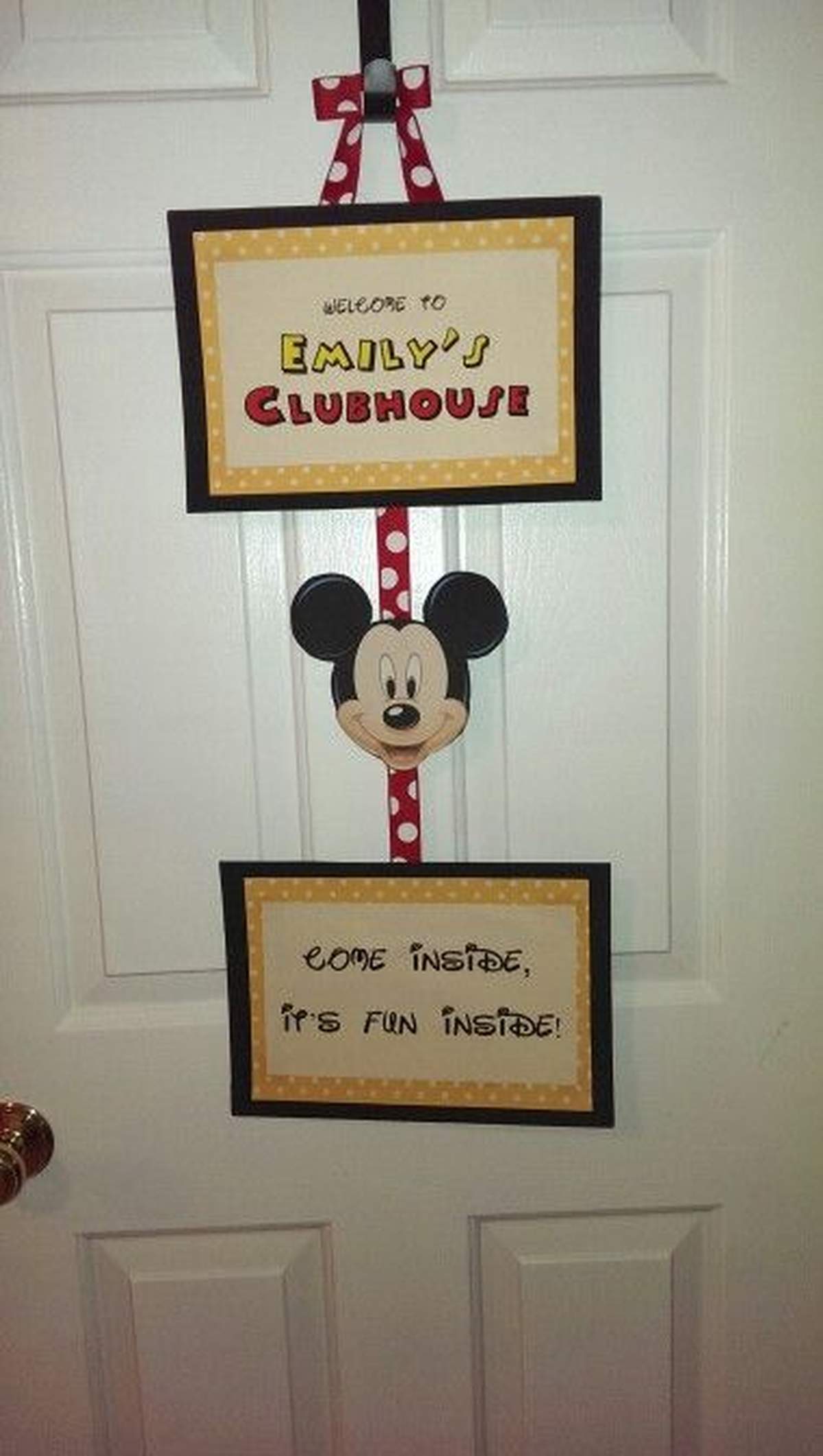 Emily's Mickey Mouse Clubhouse Party - Mickey Mouse / Minnie Mouse