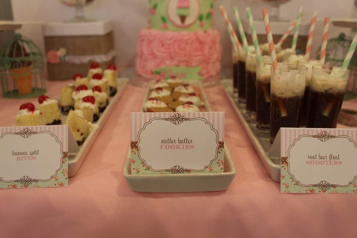 Jaya's Shabby Chic Ice Cream Social - Shabby chic