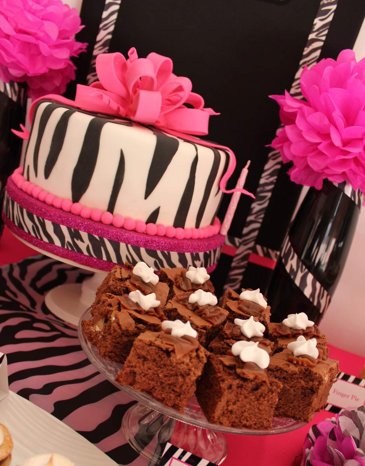 Animal Print Birthday Party Ideas Photo 4 of 10 Catch My Party