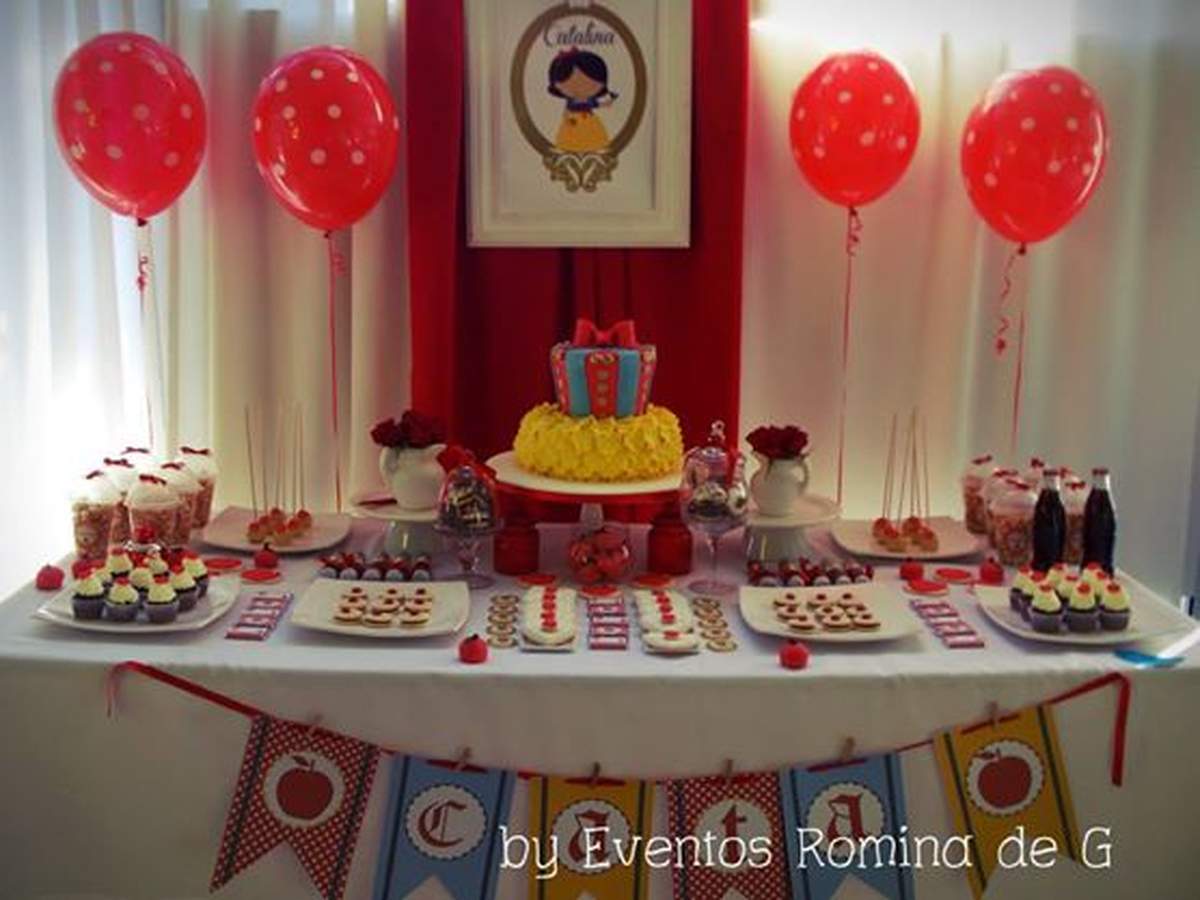 Princesa Blancanieves, cumple de Catalina - Snow White