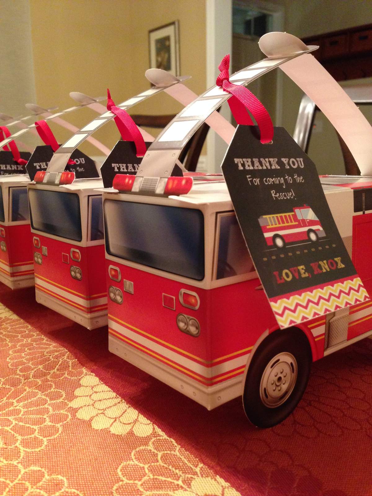 Fire Trucks Birthday Party Ideas Photo 13 Of 14 Catch My Party