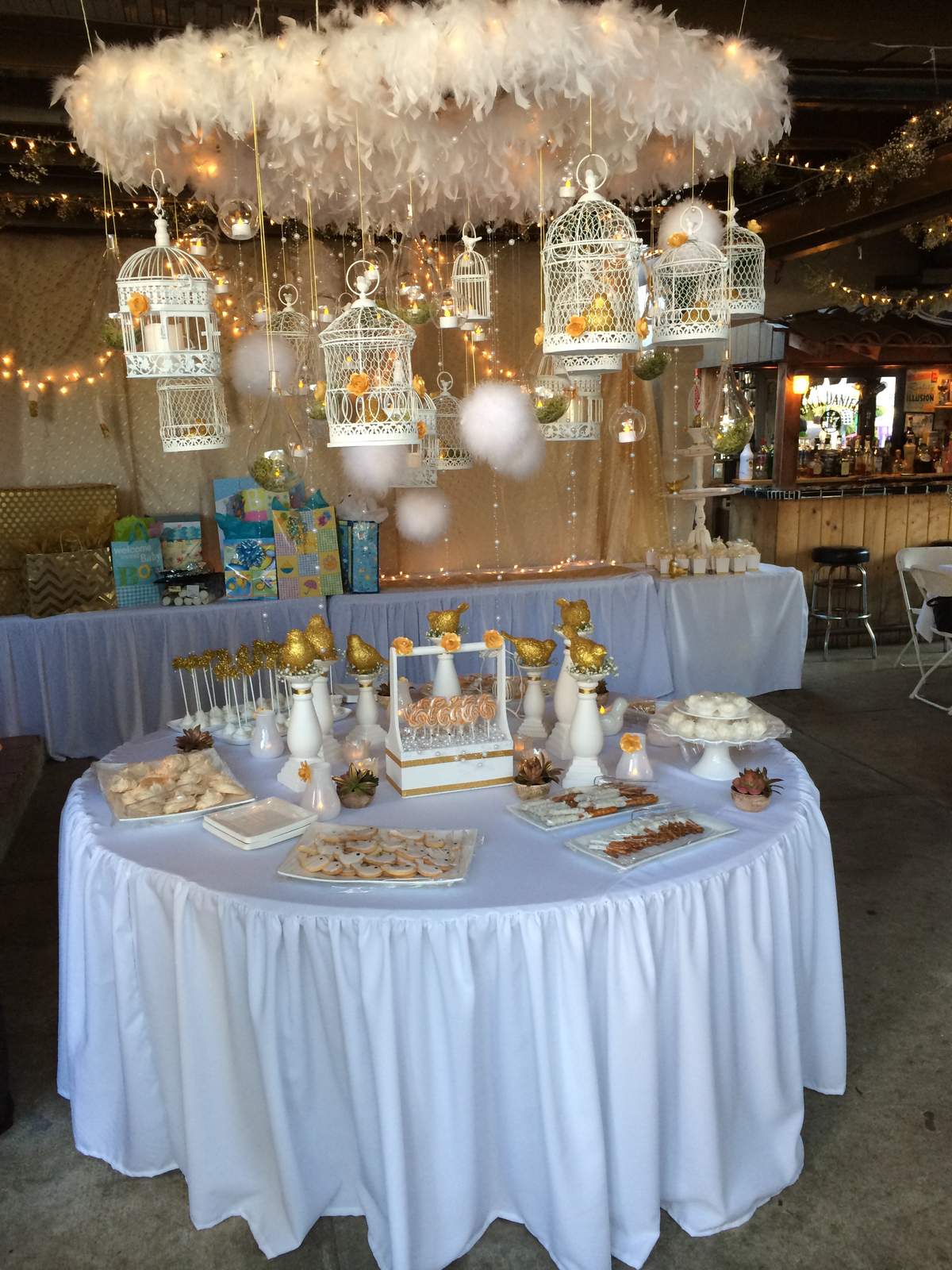 Birds and cages Baby Shower Party Ideas Photo 3 of 4 Catch My Party