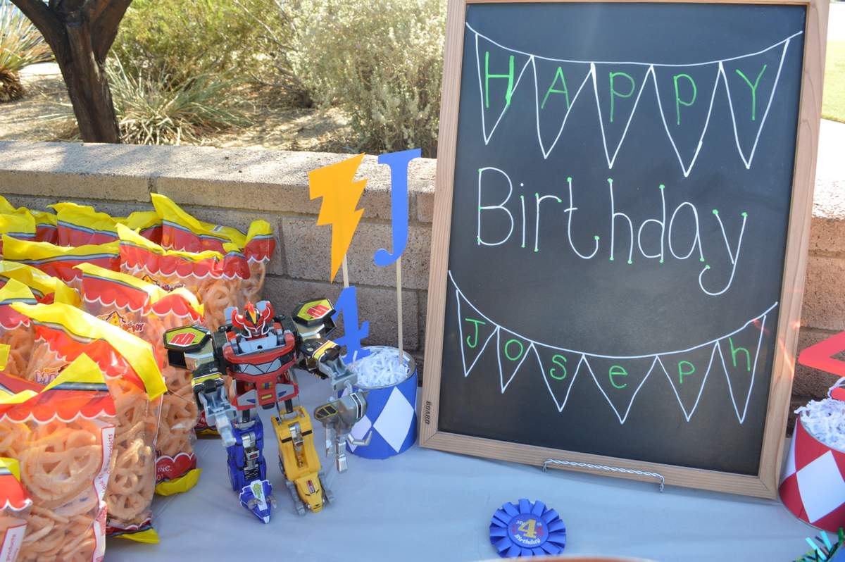 Joseph's Mighty Morphin Power Ranger Party - Power Rangers