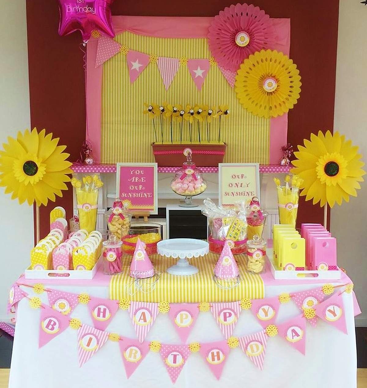 Little Miss Sunshine Birthday Party Ideas Photo 1 of 8 Catch My Party