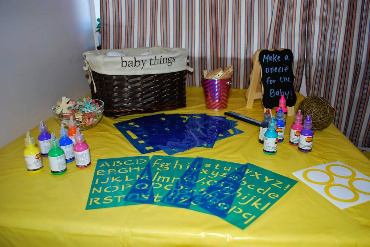 Girly Baby Shower - Yellow, Pink, Grey 