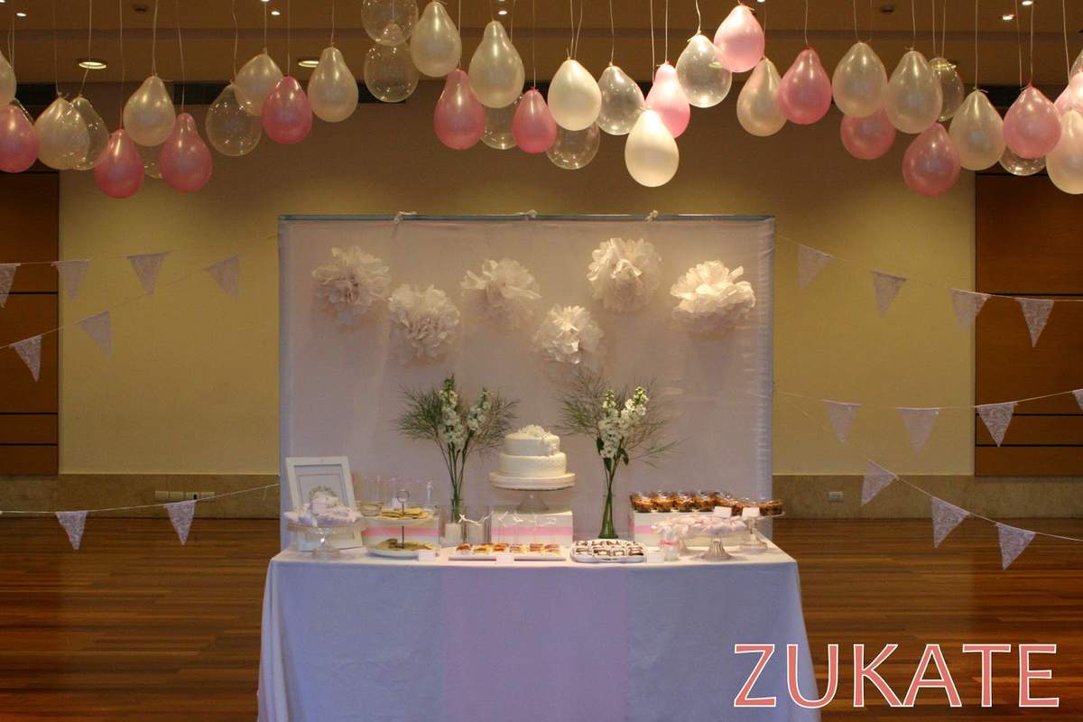 White and pink Matilda´s baptism - None