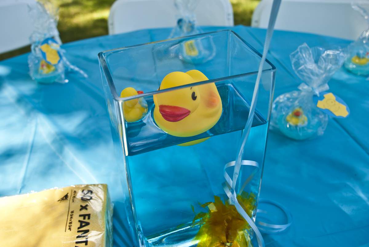 My twins baby shower - Rubber Duckies