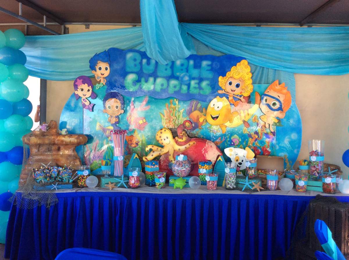Bubble Guppies Birthday Party Ideas Photo 2 of 18 Catch My Party