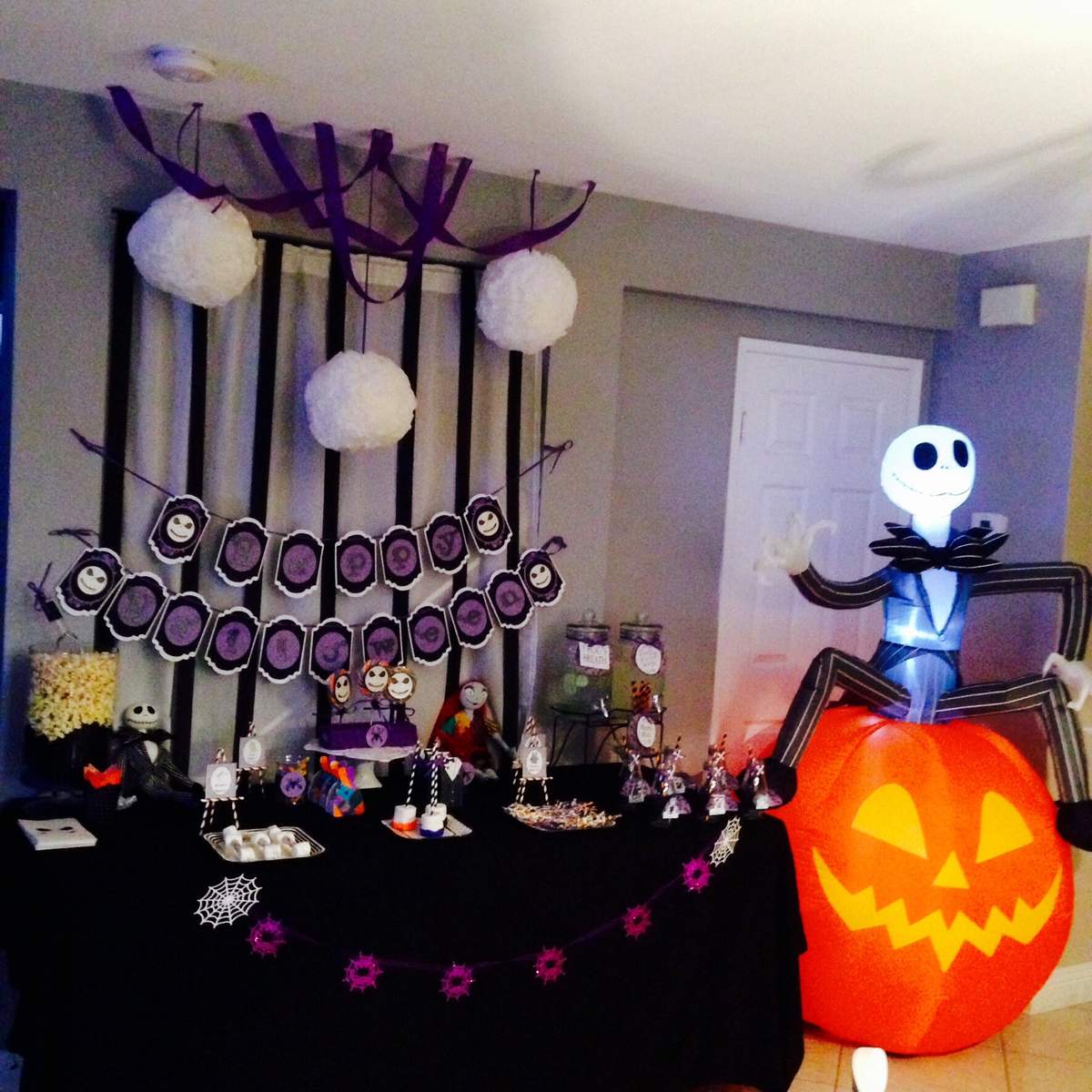 Nightmare Before Christmas Halloween Party Ideas Photo 4 Of 16 