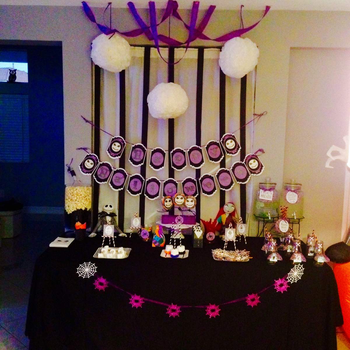 Nightmare Before Christmas Halloween Party Ideas Photo 6 of 16