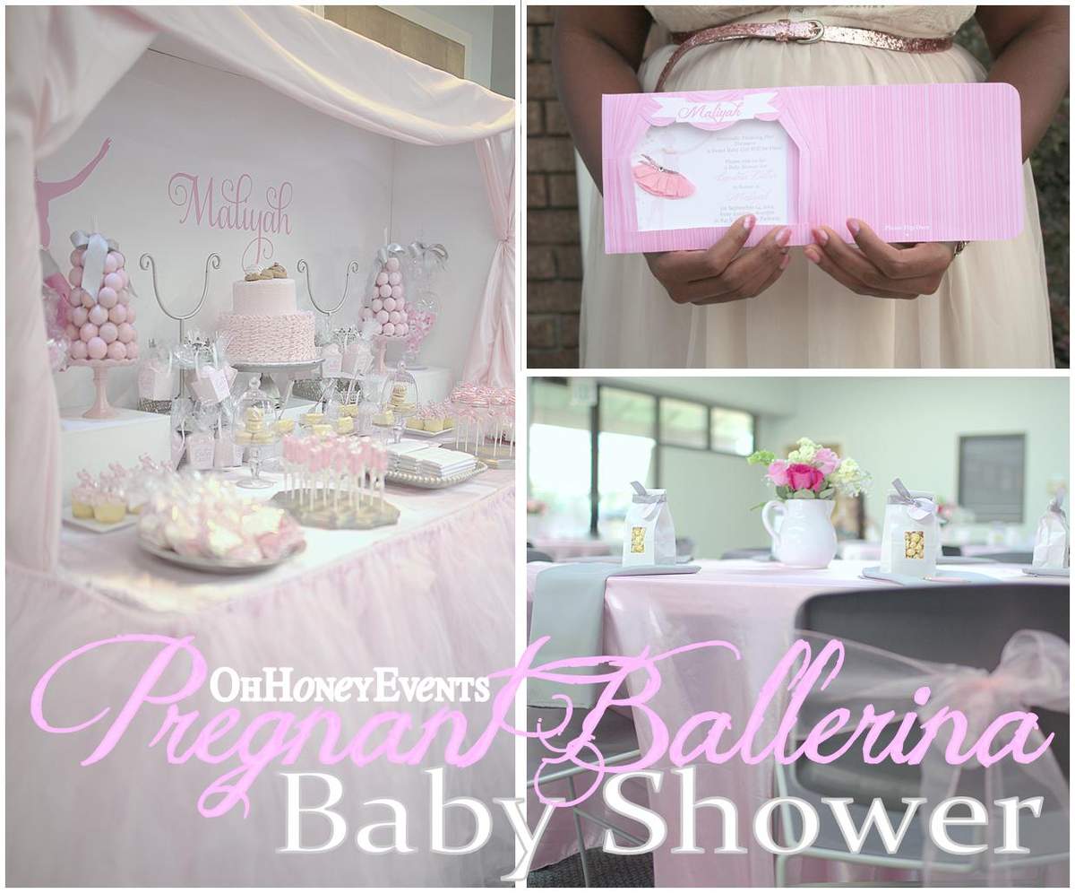 Pregnant Ballerina Baby Shower - Ballerina
