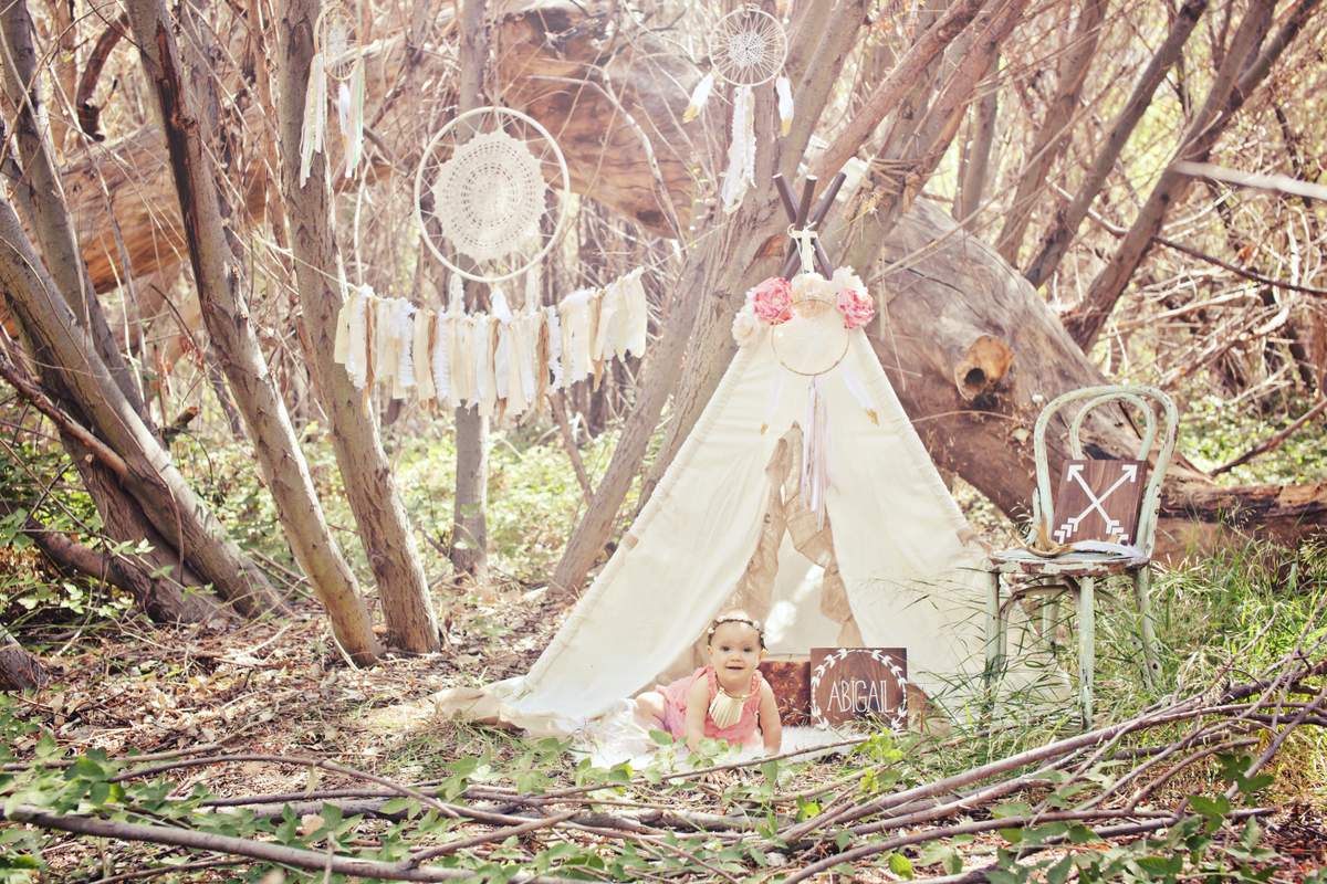 Dreamy Navajo Wooded 1st Birthday - Tribal/Navajo