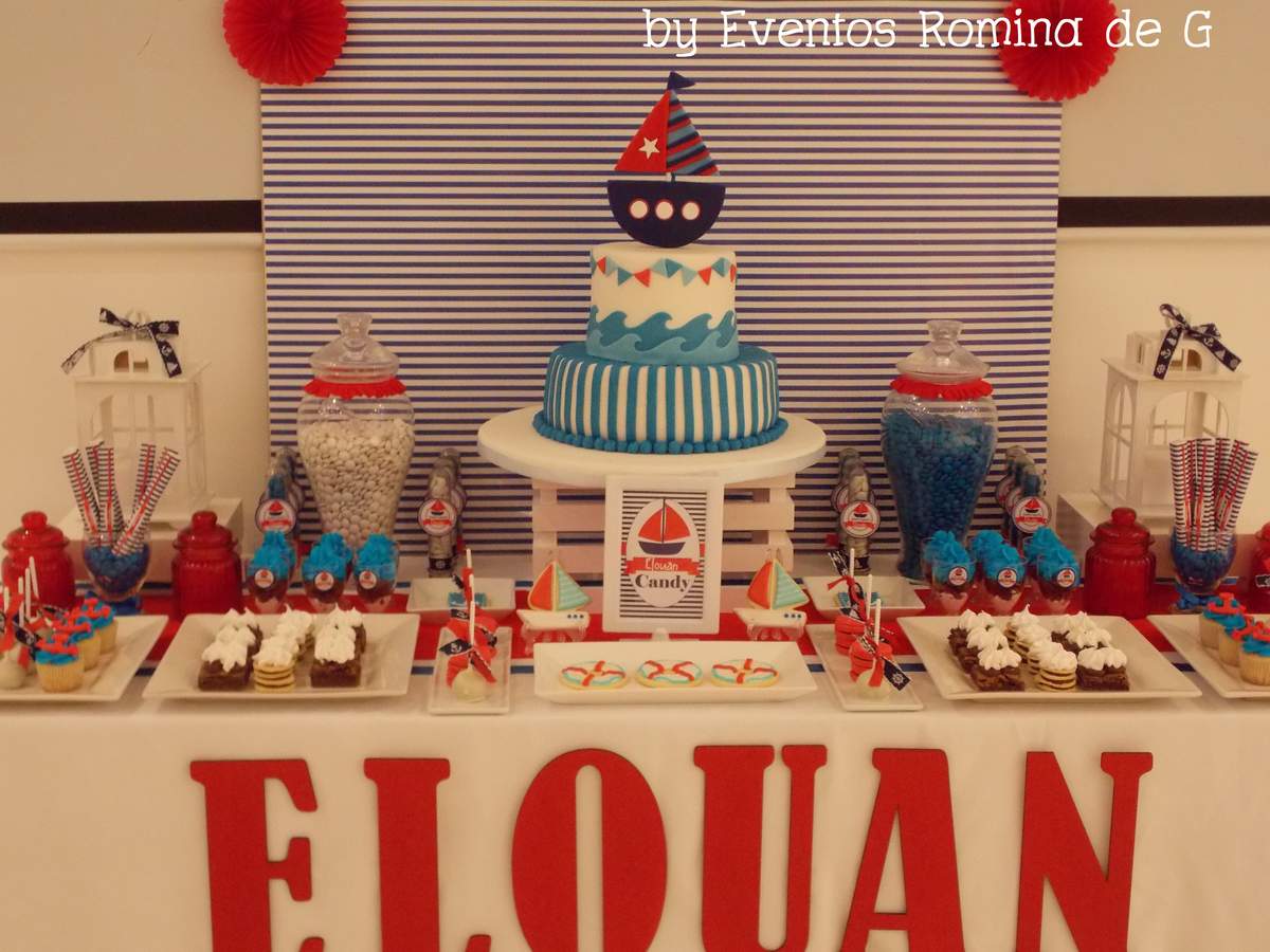 Nautical Party, First Birthday  Elouan  - Nautical