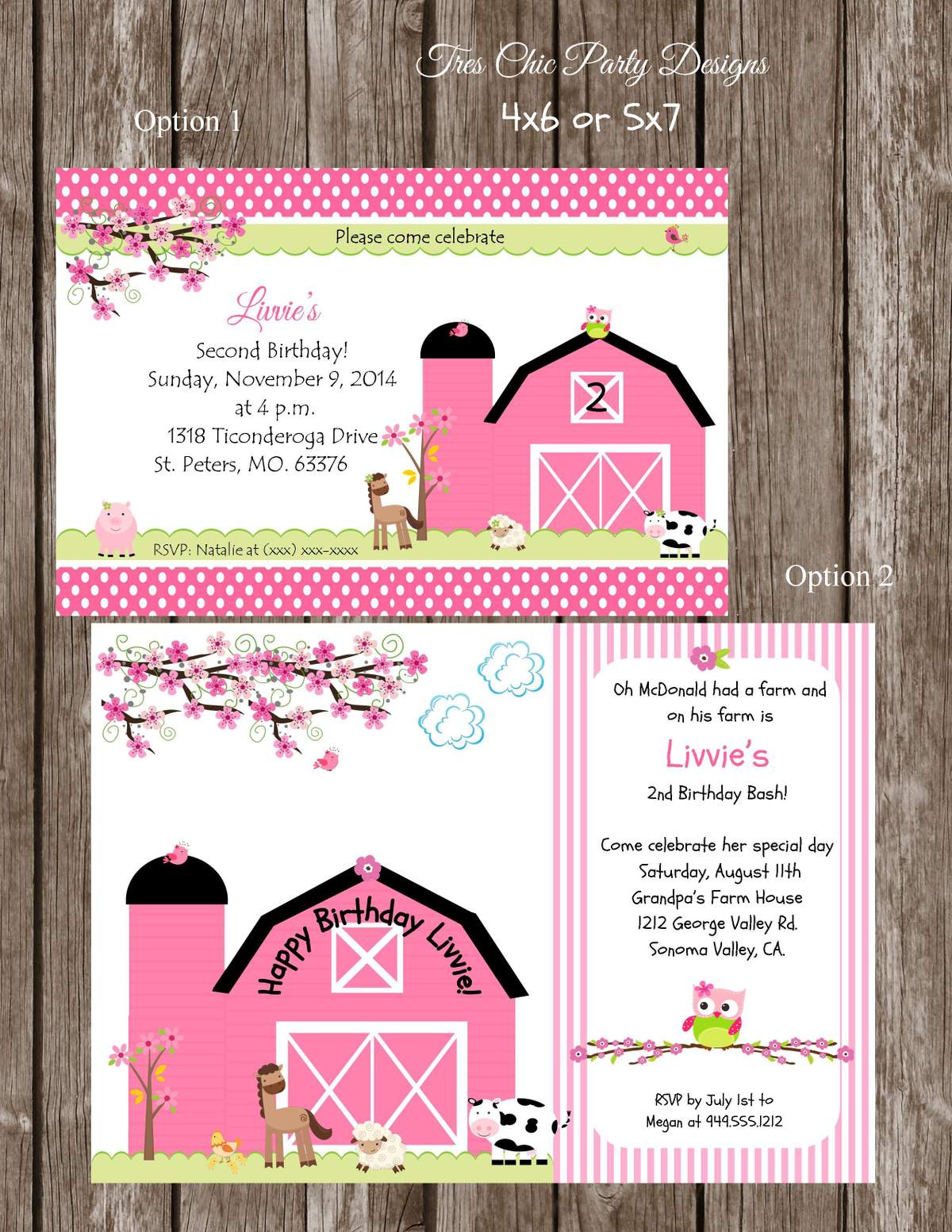Pink on the Farm birthday - Farm Birthday