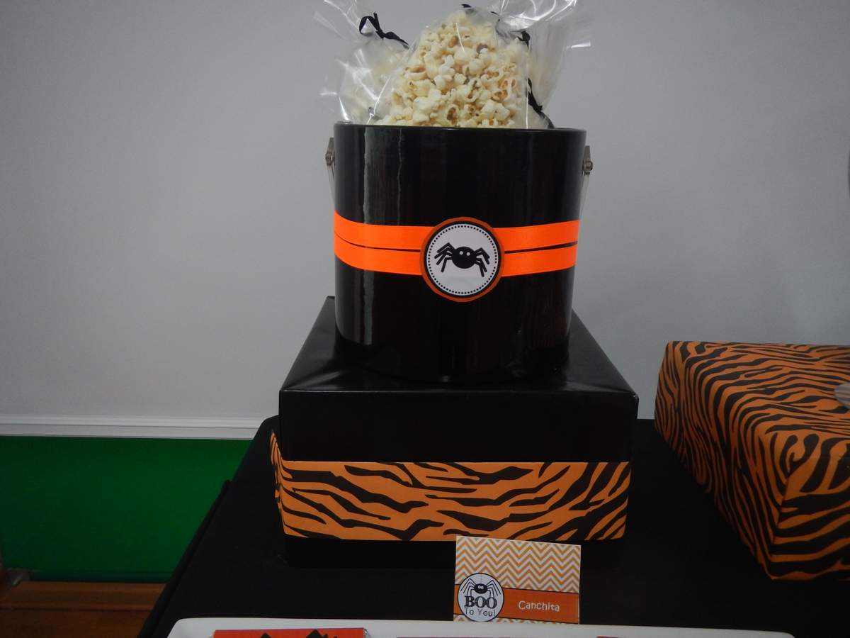 Black and Orange Halloween Party Ideas Photo 1 of 18 Catch My Party