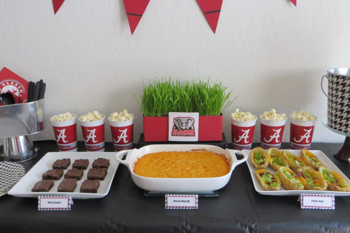 Alabama Football Football Party Ideas Photo 5 of 8 Catch My Party