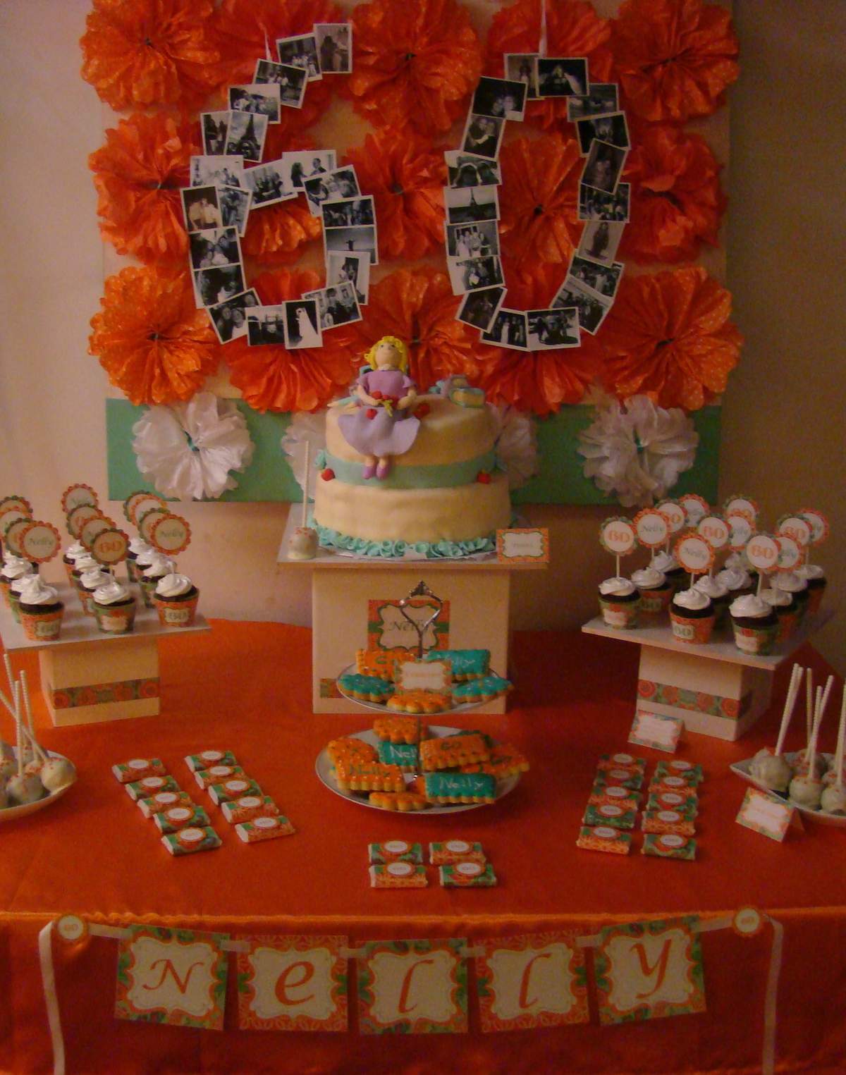 60 th Birthday Party  - Orange 