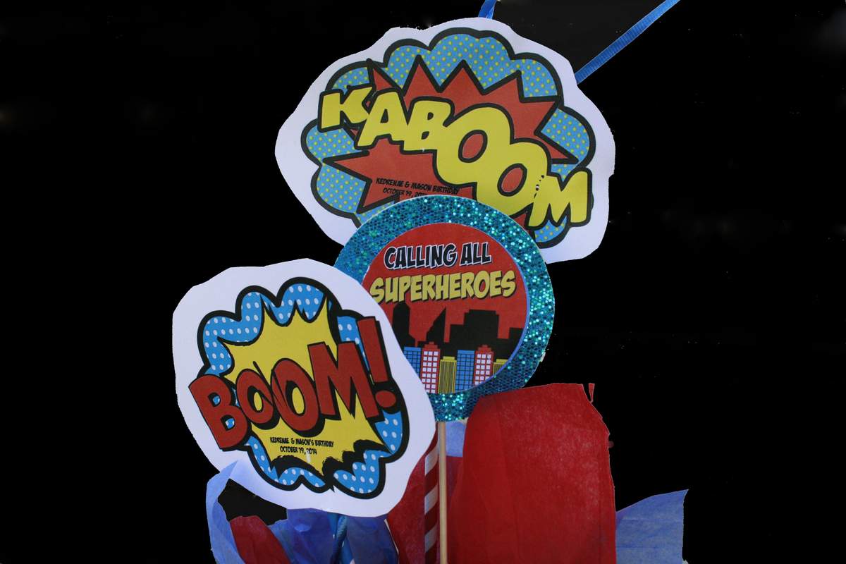 Superhero's Party For A Brother & Sister - Superhero Birthday Party
