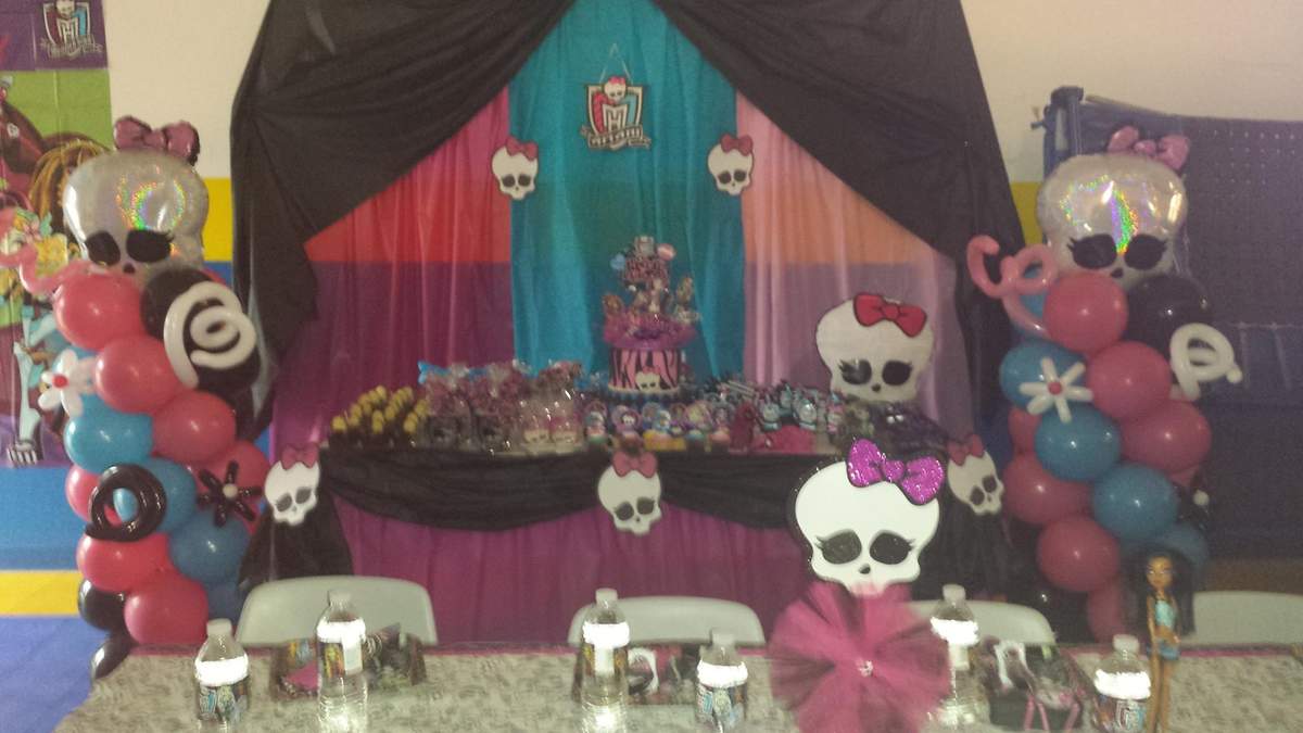Amani's 7th  Monster High birthday party - Monster High