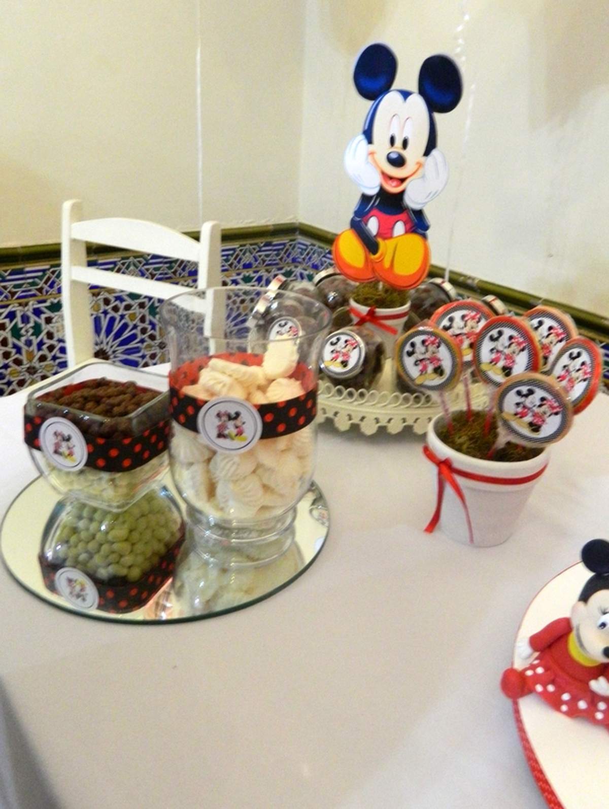 Primer cumpleaños de los mellizos - Mickey Mouse / Minnie Mouse