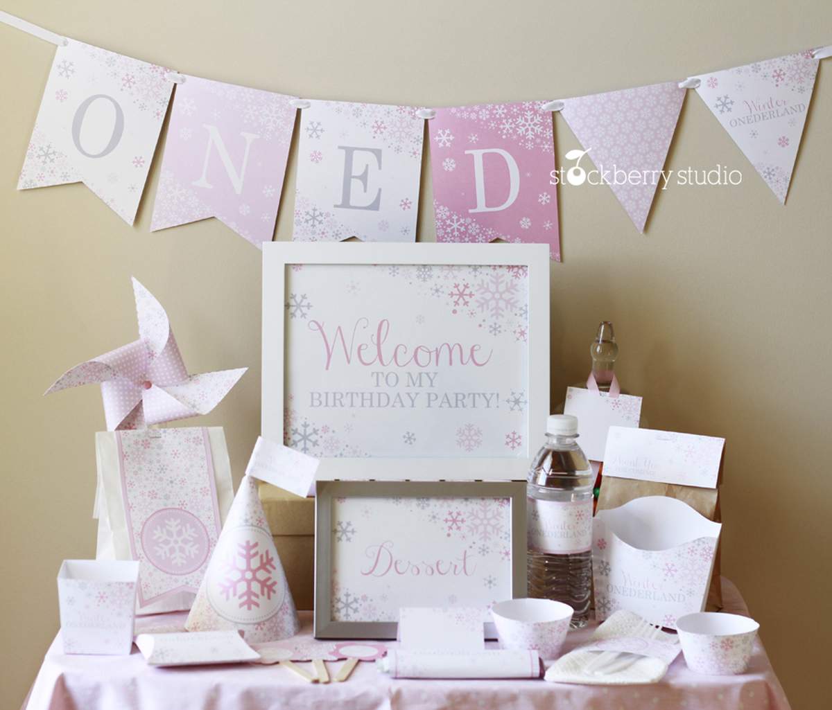 Pink Winter Onederland  - Winter Onederland 